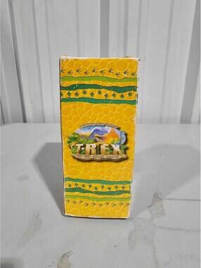 T-Rex "Eat Shop Explore Discover" 8" Drinking Glass // Cranston